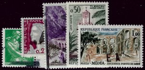 Algeria Rare Overprints (Sc 286a-290a) F-VF Mint OG...High Quality Bargains!