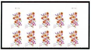 US  5682 Sunflower Bouquet 78c - Forever Top Plt Blk  of 10 - MNH 2022 - B111111