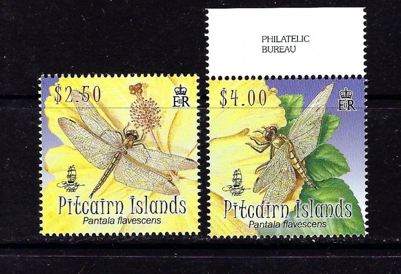 Pitcairn Is 690-91 MNH 2009 Dragonfly