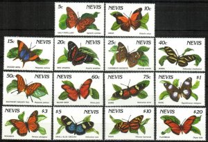 Nevis Stamp 640-653  - Buttereflies