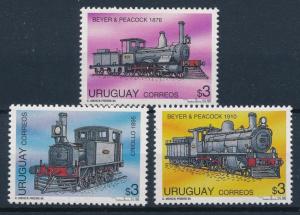 [62343] Uruguay 1995 Railway Train Eisenbahn Chemin de Fer  MNH