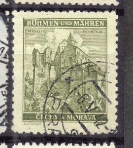 Germany Bohemia 1941 Early Issue Fine Used 3K. NW-11321