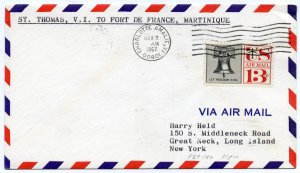 Caribair First Flight U.S. Virgin Islands to Martinique, 1967