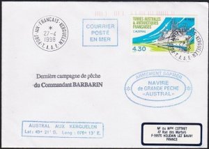 FRENCH ANTARCTIC TAAF 1998 cover - Kerguelen...............................B3885