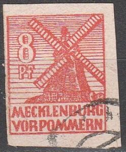 Germany Mecklenburg-Vorpommern #12N17  F-VF Used CV $35.00 (A15551)