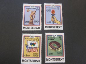 Montserrat 1983 Sc 520-23 set MH