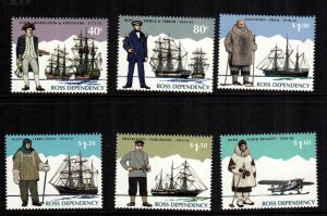 Ross Dependency  l31 - l36  MNH cat $  10.55