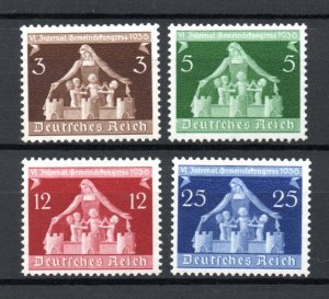 [AC] Germany 1936 Sc #473-476 Mi 617-620 MNH OG Mi-CV 20€