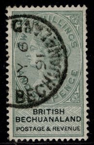 BRITISH BECHUANALAND QV SG17, 2s 6d green & black, FINE USED. Cat £85. CDS