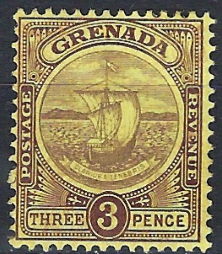 Grenada 72 MLH 1908 issue (ak1293)
