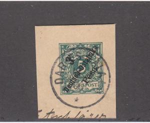 GERMAN EAST AFRICA POSTAL CARD WITH SUPERB SON TOWN CANCEL COLLECTED FOR PMKS