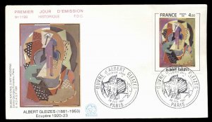 France 1981 Art, Abstract art by Albert Gleizes FDC