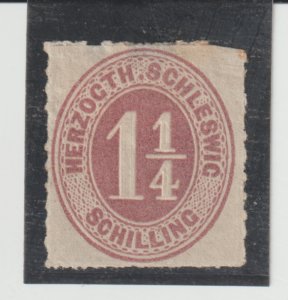 Germany-Schleswig-Holstein Scott # 22 Mint slight thin at  CV.$72.