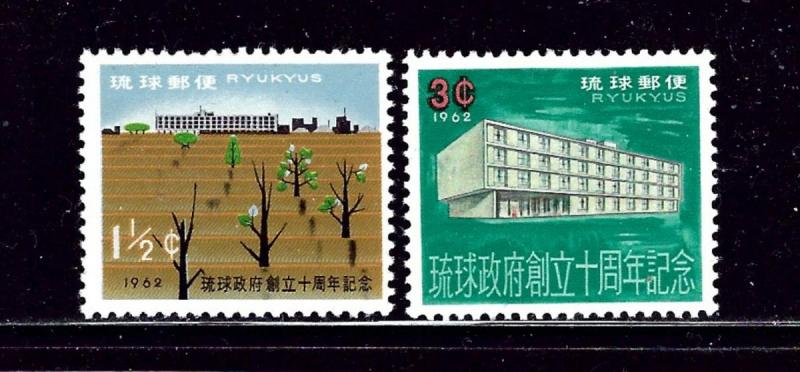 Ryukyu Is 93-94 MNH 1962 set