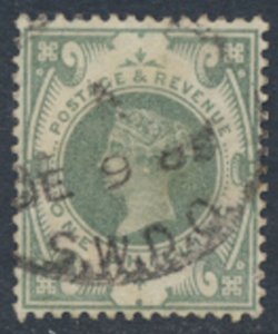 GB  SG  211  SC# 122  Used / FU dull green  see details & scans