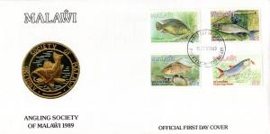 Malawi - 1989 50th Anniv of Angling Society FDC SG 813-816