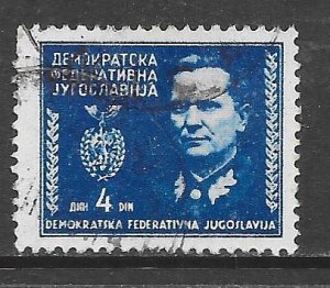 Yugoslavia 164: 4d Marshal Tito, used, F-VF