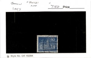 Germany - Berlin, Postage Stamp, #9N131 Used, 1957 (AB)