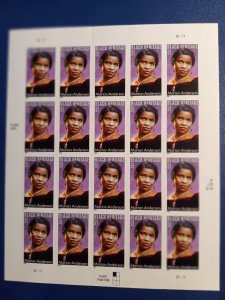 US# 3896, Marion Anderson - Black Heritage, Sheet of 20 @ .37c, Unused (2005)