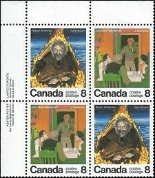 CANADA   # 696a MNH UPPER LEFT PLATE BLOCK  (1-2)