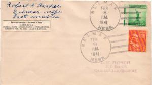 United States Nebraska Belmar 1941 4c-bar  1910-1941  Philatelic.