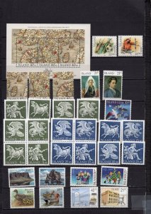 ICELAND 1990 COMPLETE YEAR SET OF 32 STAMPS, S/S & BOOKLET MNH