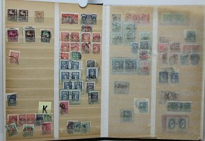 Lithuania 1920’s/30’s specialised collection of cancellations on definiti Stamps