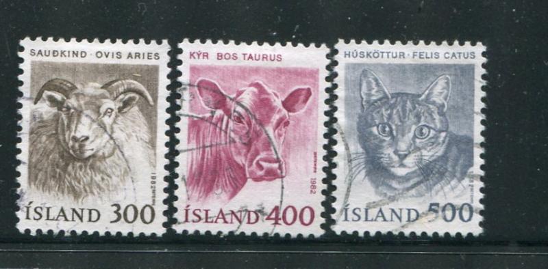 Iceland #556-8 Used