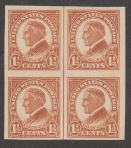 U.S. Scott #576 Harding Stamp - Mint NH Line Block of 4
