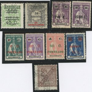 Mozambique #239/247/249-250 Used Single