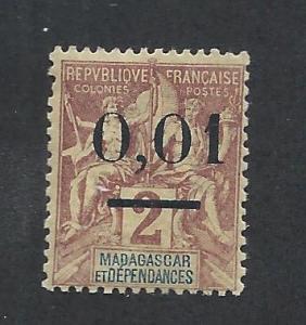 MALAGASY SC# 58 A-VF/OG 1902