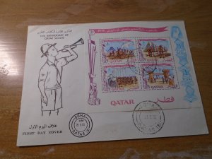Qatar  #  187a    Scouting   FDC