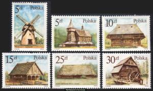 Poland Scott 2767-2772 Mint never hinged.