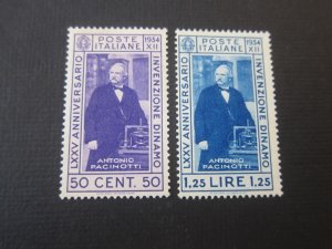 Italy 1934 Sc 322-23 MH