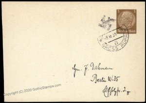 3rd Reich Germany Gross Aupa Sudetenland Annexation Provisional Cover G67070