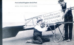 U.K. 2011 Aerial Post. Booklet.
