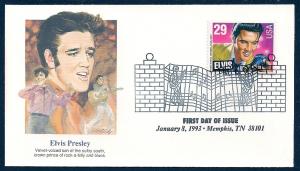 UNITED STATES FDC 29¢ Elvis Presley 1993 Fleetwood