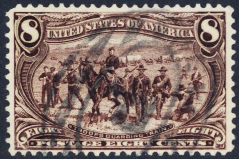 289, Used VF 8¢ Trans Mississippi - Stuart Katz