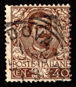 1901, Italy, 40c, King Vittorio Emanuele III, Used, Sc 83