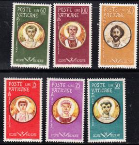 VATICAN # 256-261 Mint NH