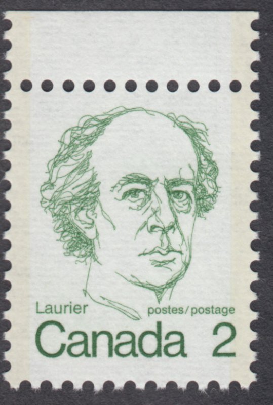 Canada - #587 Sir Wilfred Laurier  - MNH