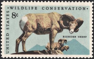 SC#1467 8¢ Wildlife Conservation: Bighorn Sheep (1972) MNH