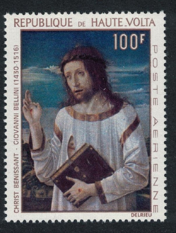 Upper Volta 'Christ giving Blessing. Painting by Bellini 1967 MNH SG#221