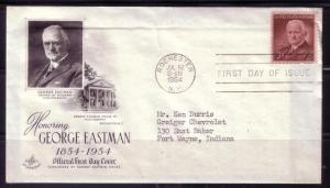 U.S. FDC Sc. # 1062 Geo. Eastman Artcraft L36