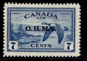 CANADA GVI SG O171, 7c blue, M MINT. Cat £24. 