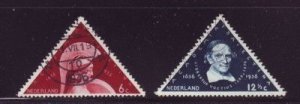 Netherlands Sc 204-205 1936 University at Utrecht stamp  set used