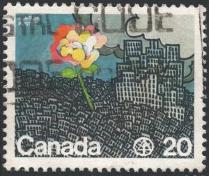 Canada SC#690 20¢ UN Conference on Human Settlements (1976) Used