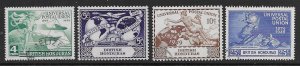 British Honduras 137-40  1949  set  4  fvf used