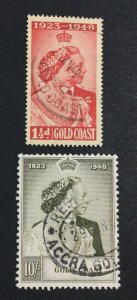 MOMEN: GOLD COAST SG #147-148 1948 USED £51 LOT #6735