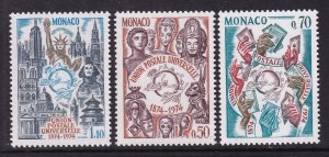 Monaco 900-902 MNH VF